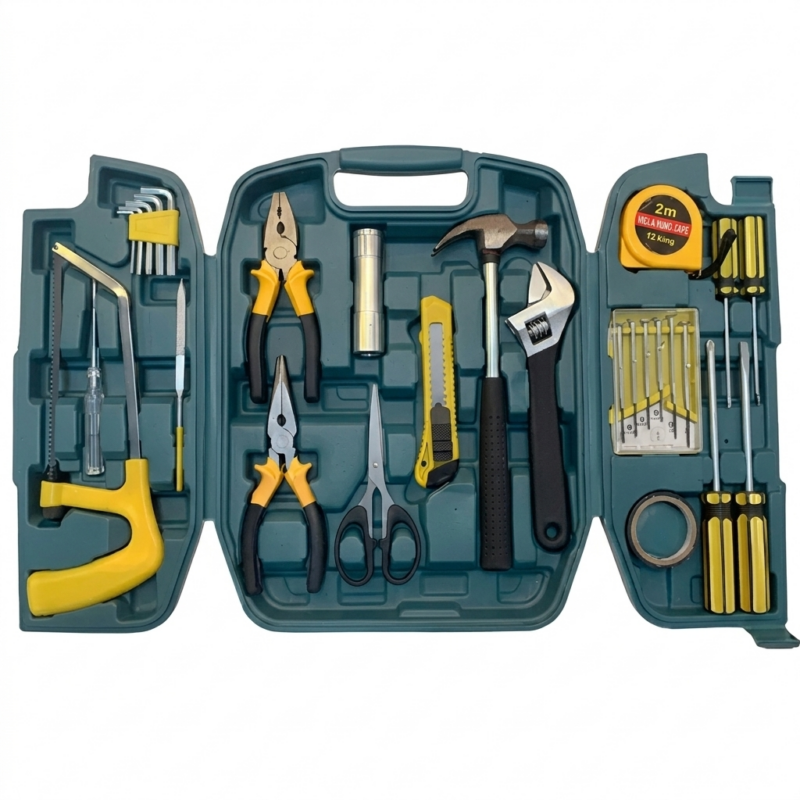 Kit De Herramientas 27 Piezas Completo Ideal Para Hogar Y Trabajo