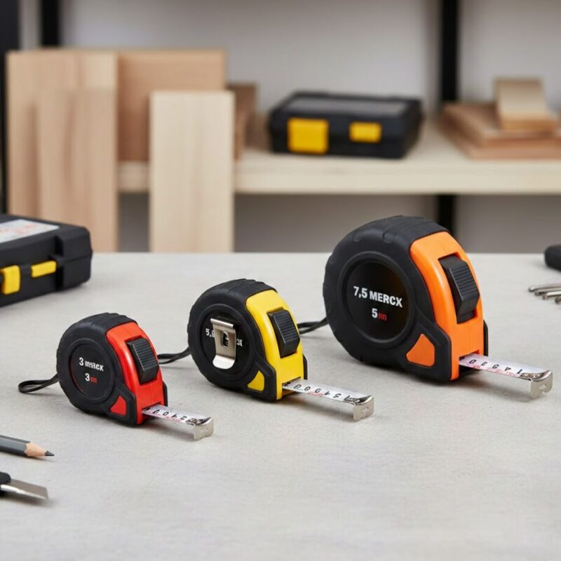 Cinta Métrica Profesional Retráctil – Flexómetro de Precisión para Construcción y Uso General