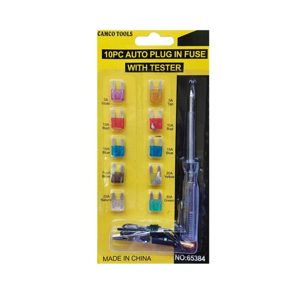 KIT DE FUSIBLES CON DESTORNILLADOR BUSCA POLO 11 PIEZAS