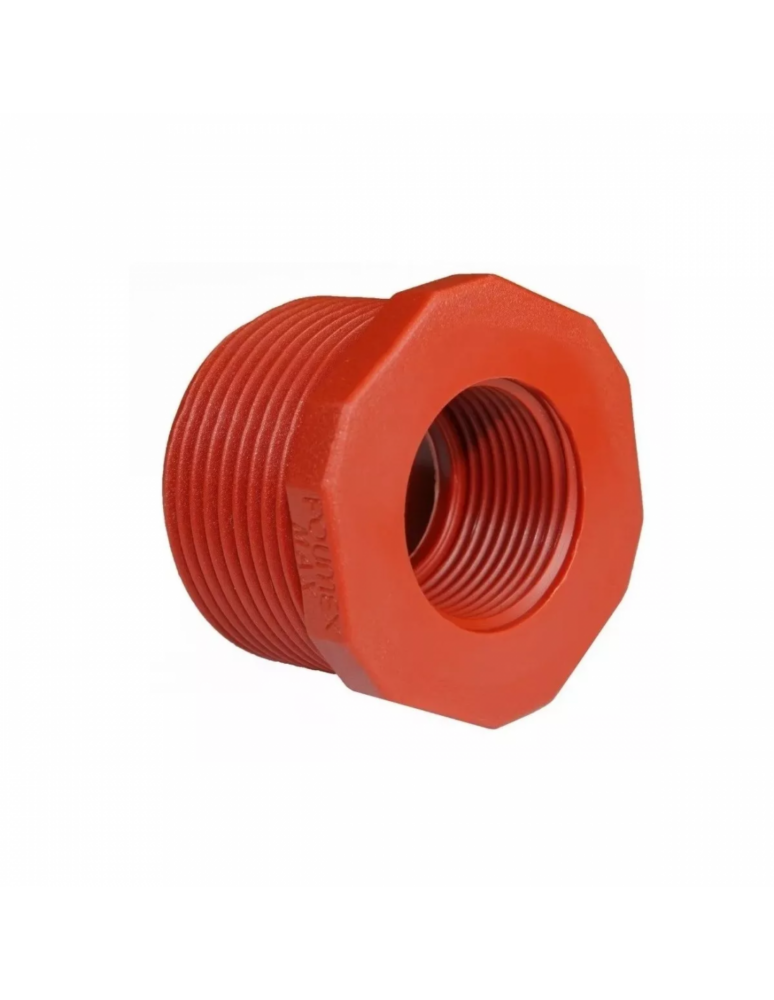 BUJE DE REDUCCIÓN 1" X 1/2" POLIPROPILENO