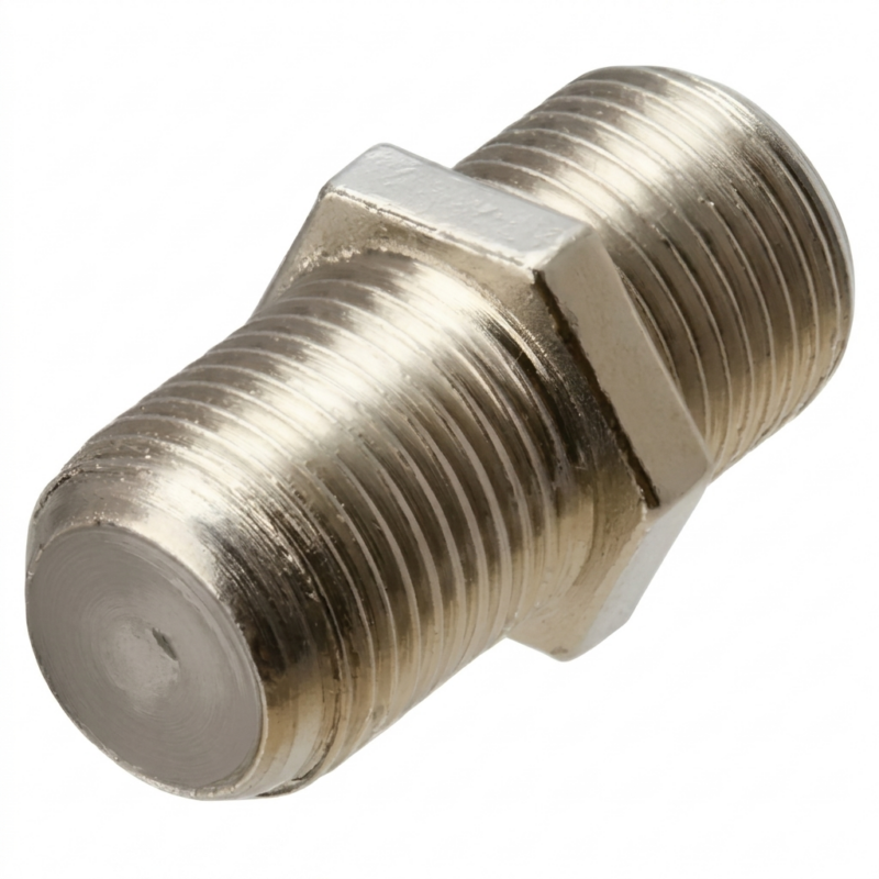 Ficha Adaptador Unión Doble Empalme Cupla Cable Coaxial