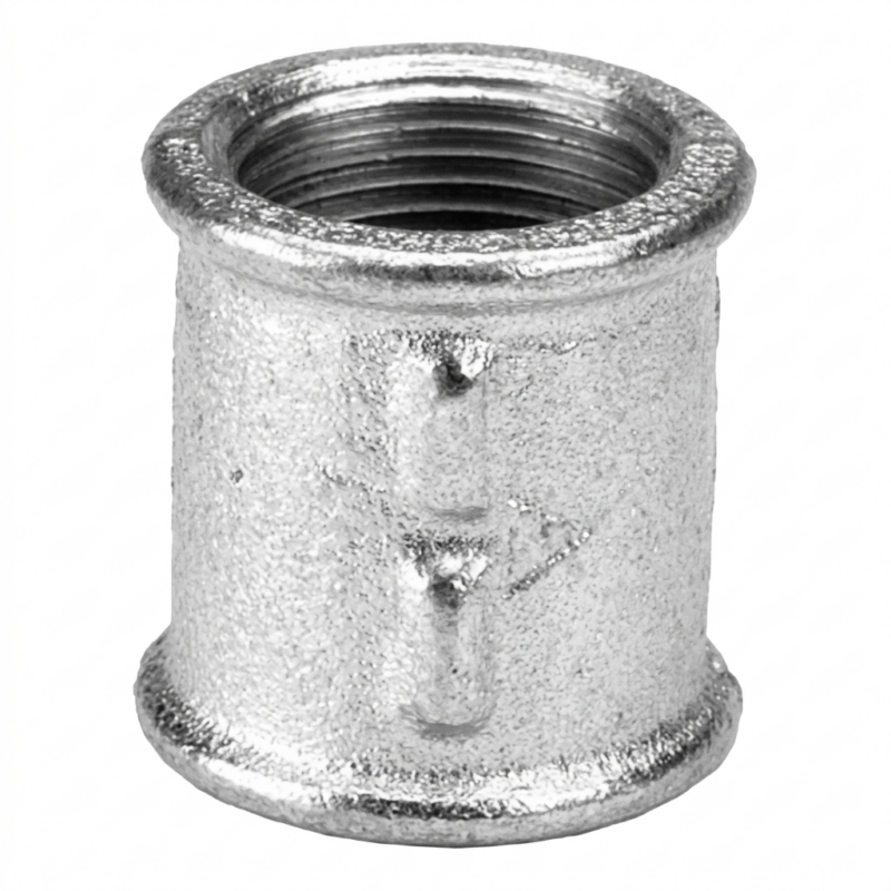 Cupla 2" Galvanizado Para Gas Y Agua Calidad Premium