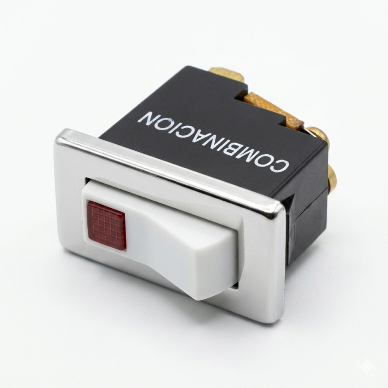 Interruptor Combinado Covre Tecla Repuesto Luz 220v