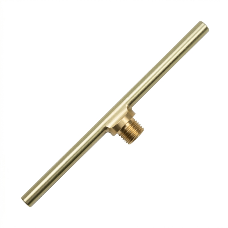 Manija Para Vara Bronce - Acero Para Limpieza De Cañerias