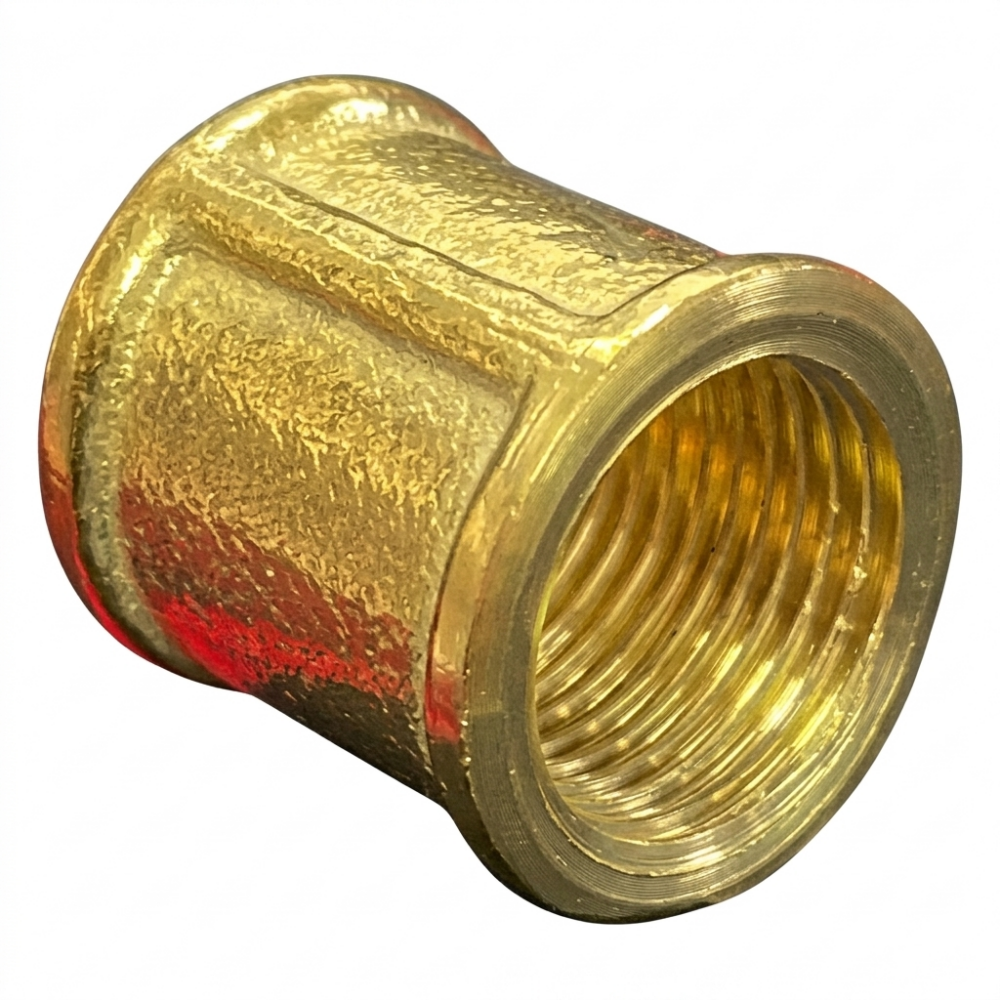 CUPLA 1" BRONCE