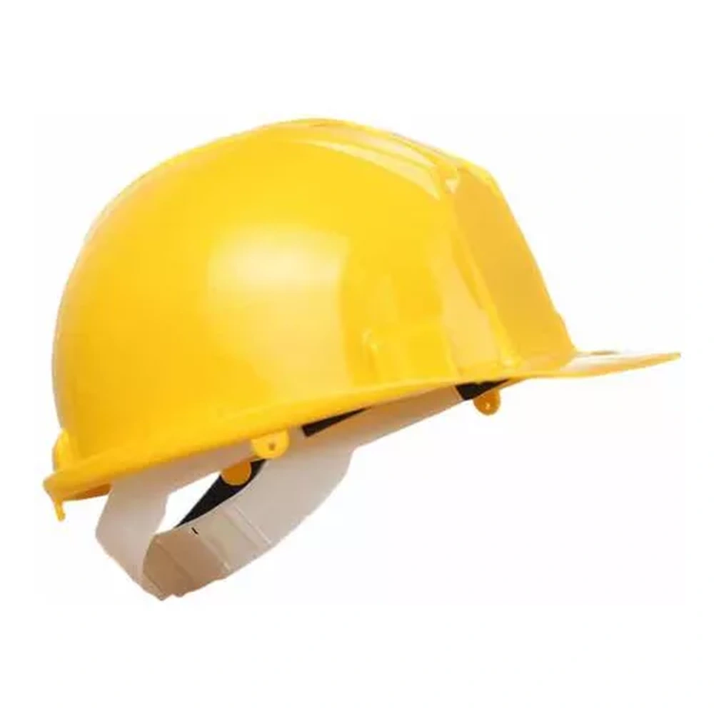 Casco de Seguridad en Polietileno Amarillo – Protección Industrial con Suspensión Ajustable