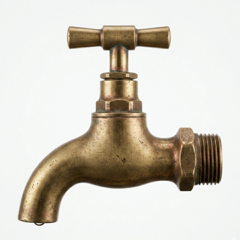 Canilla Bronce 3/4" Rosca Estándar Alta Resistencia Para Agua Exterior e Interior