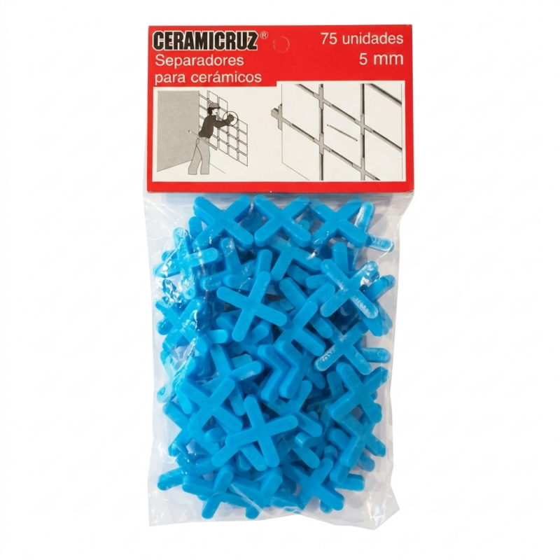 Separadores Para Cerámicos 5 mm Pack X 75 Unidades | Colocación Precisa de Pisos y Revestimientos