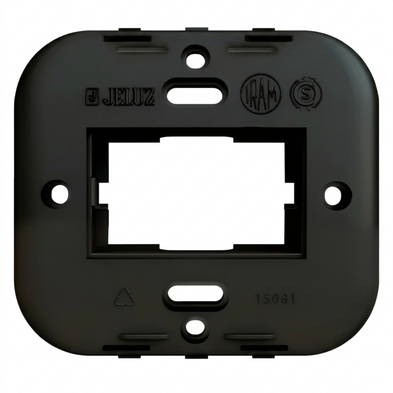 Bastidor Mignon Jeluz Para Caja 5x5 Compatible Con Módulos De Embutir