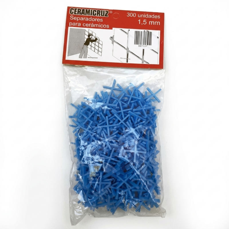 Separadores Para Cerámicos 1,5 mm Pack X 300 Unidades | Espaciadores Para Pisos Y Revestimientos