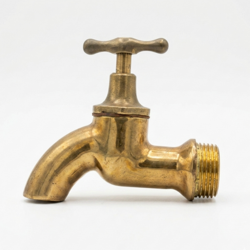 Canilla Esférica Bronce 1 Pulgada Reforzada Para Agua Gas y Fluidos