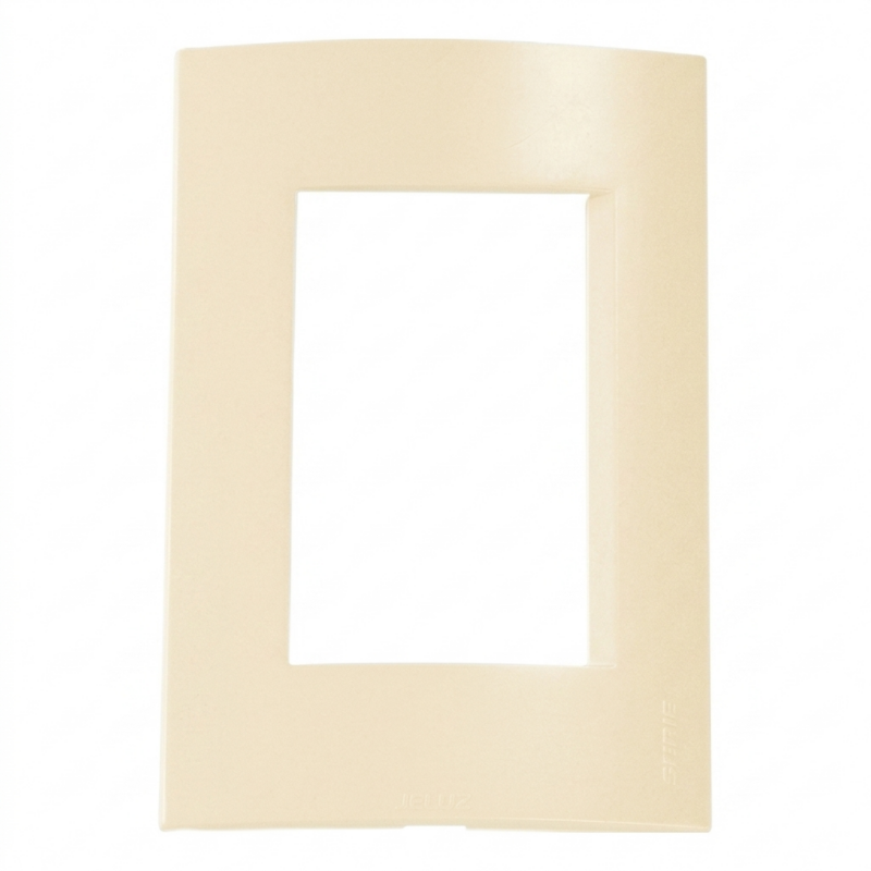 Tapa Rectangular Marfil Para Bastidor Jeluz | Terminación Estética y Protección