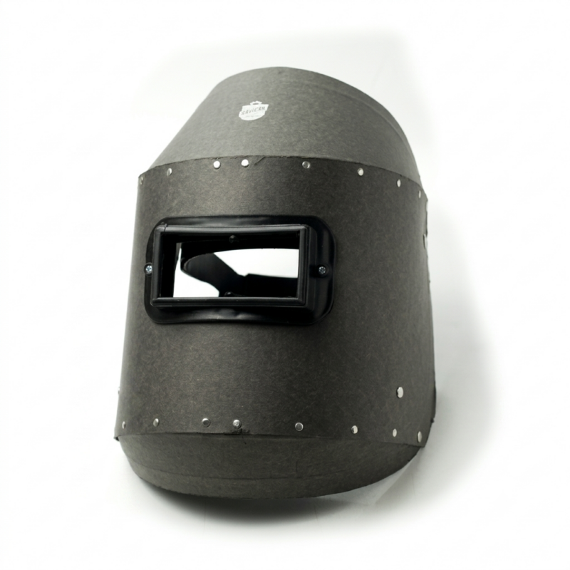 Máscara para Soldador Visor Fijo Fibra Negra Reforzada – Protección Facial 3 Piezas