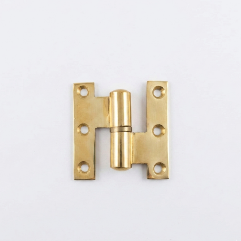 Bisagra Pomela Bronce 40 mm Derecha Reforzada Para Puertas y Ventanas