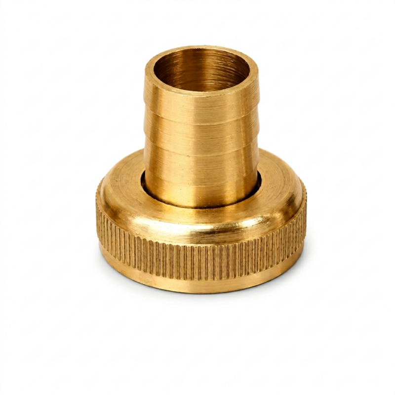 Pico para Canilla con Rosca para Manguera 3/4" de Bronce Macizo – Adaptador Resistente para Jardín y Exterior
