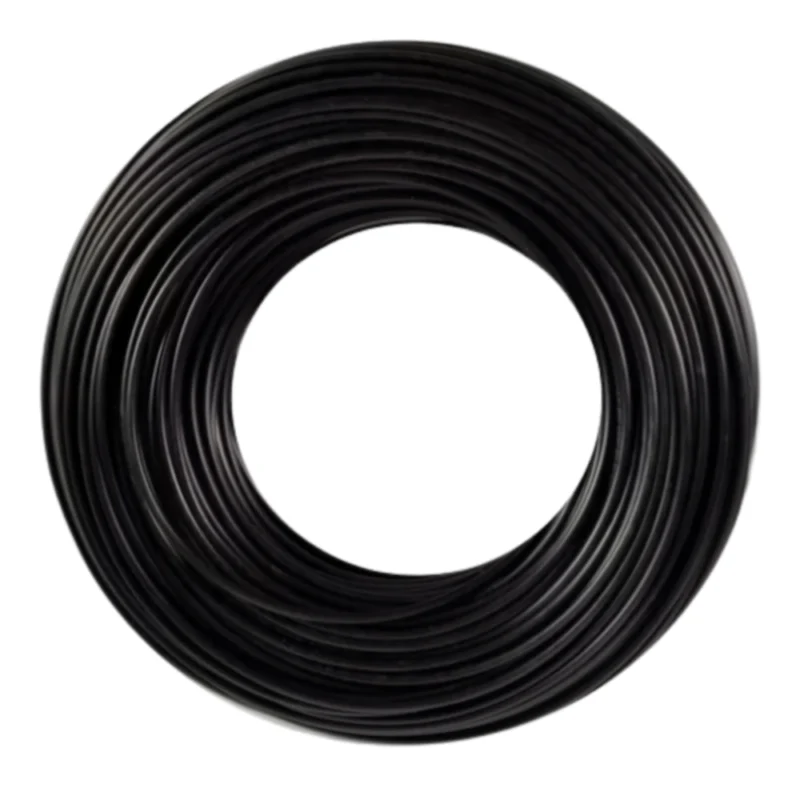 Cable Unipolar Negro 1 x 4 mm² – Conductor Eléctrico Flexible para Instalaciones
