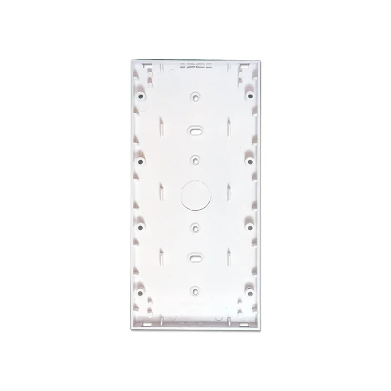 Base De Superficie Jeluz Verona Exterior 4 Módulos Blanca Para Instalación Eléctrica