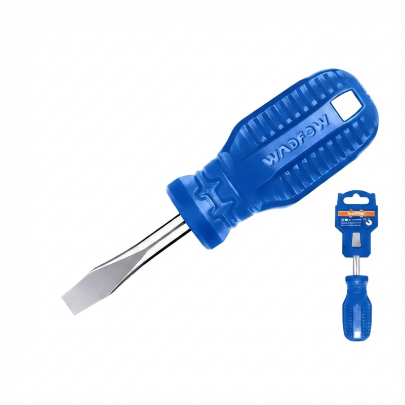 Destornillador Plano SL 6.5 x 38 mm Wadfow Punta Magnética Mango Ergonómico