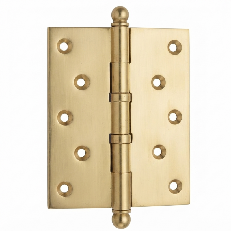 Bisagra De Bronce Para Atornillar 125x100mm Reforzada Para Puertas Madera