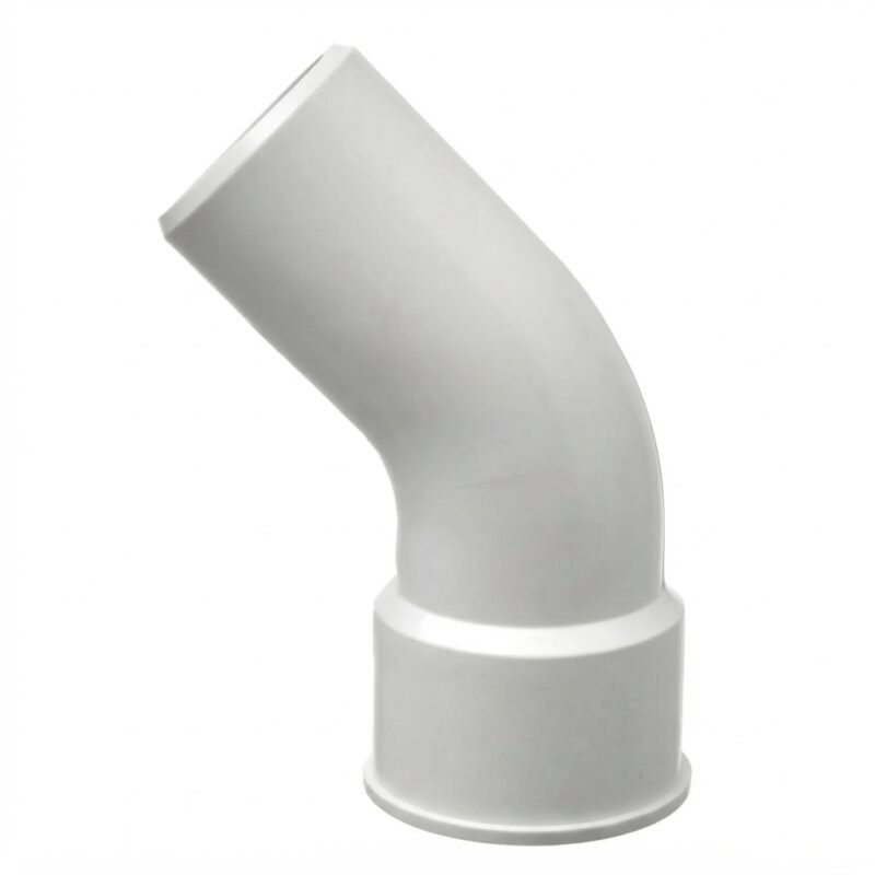 Curva PVC Ø40 a 45° para desagüe y conexiones sanitarias