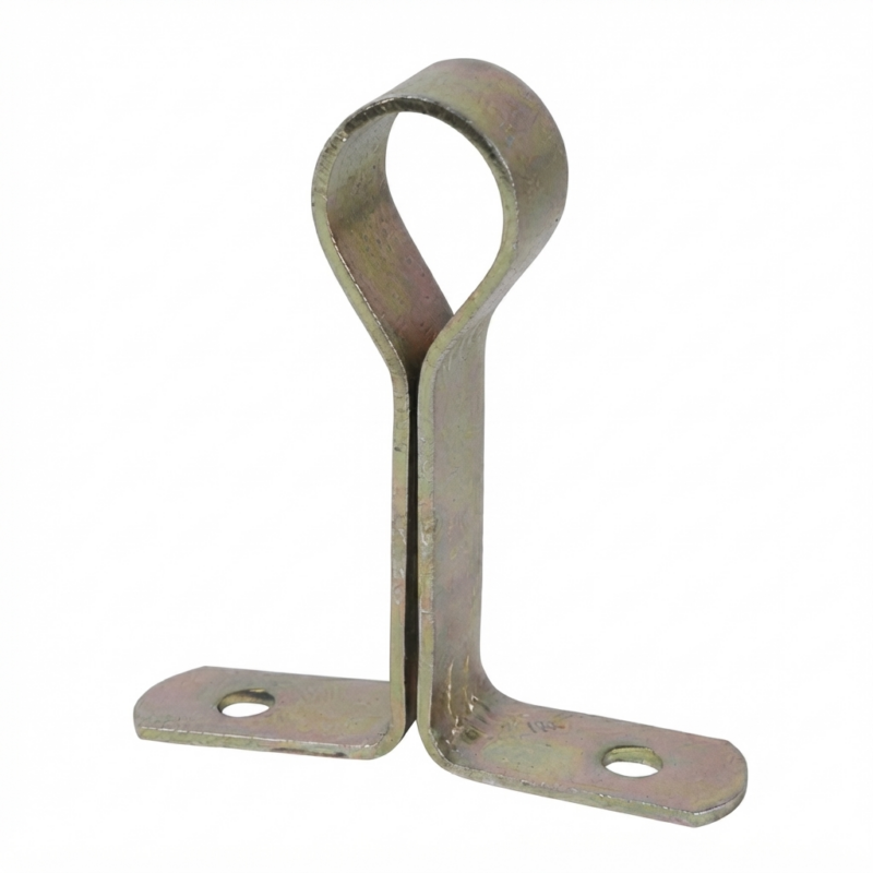Soporte Ojal Terminal Para Caño De Cortina Metálico Atornillable