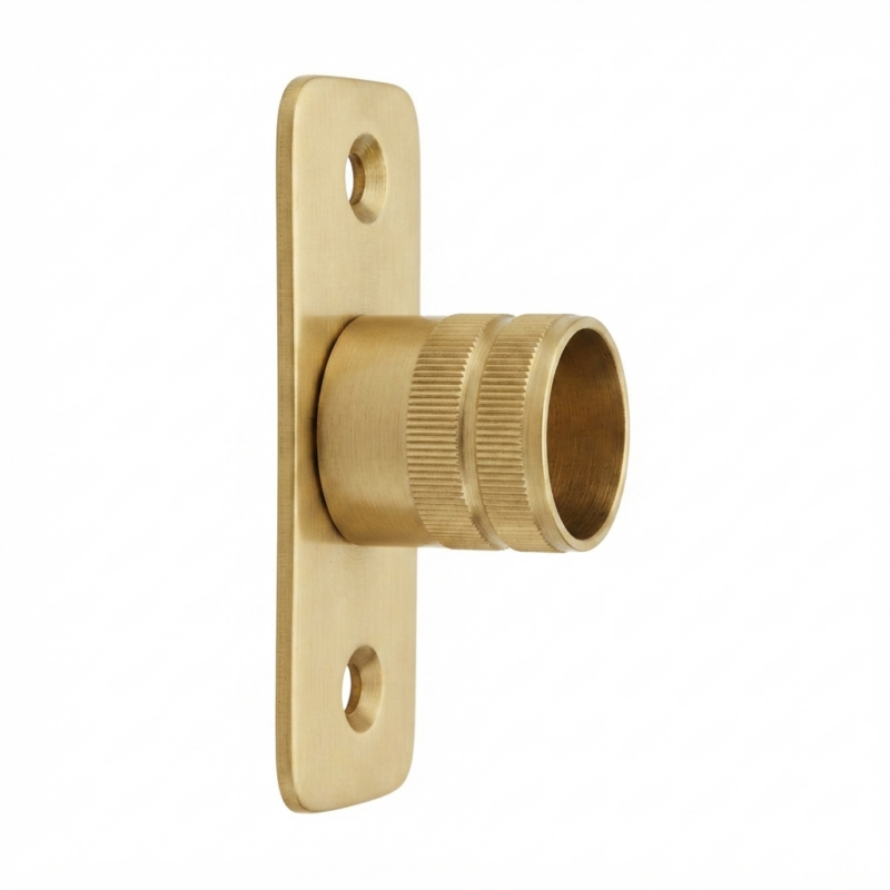 Soporte Tubular 5/8" Reforzado Para Caño De Placard