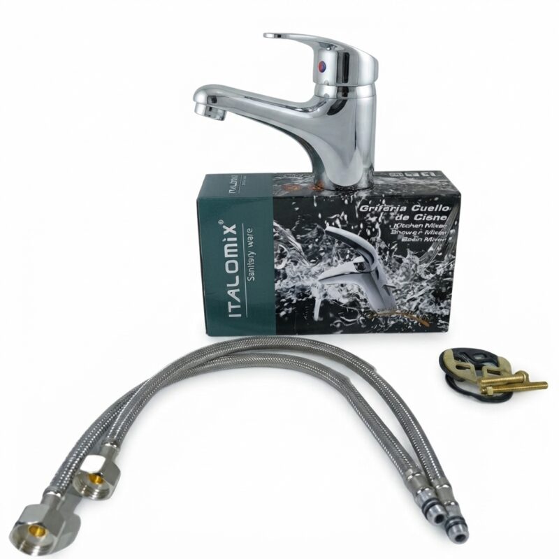 Canilla Grifo Monocomando De Baño Italomix Cromada