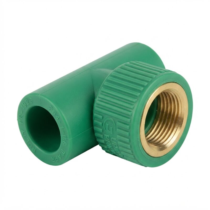 Tee Inserto Hembra Rosca/Fusión 1/2" x 20mm Pludel