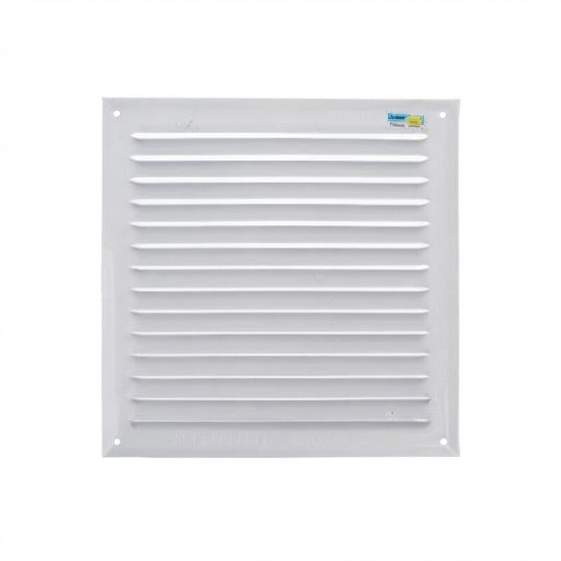 Rejilla Ventilación Gas Acero Inoxidable 15x15 Cm Blanca Aprobada